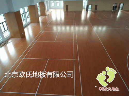 江蘇泰州雙河初中楓木運(yùn)動木地板
